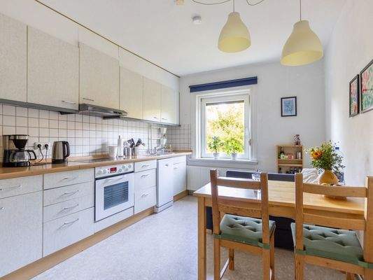 Küche im Dachgeschoss