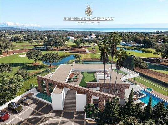 Traumhafte Aussicht aufs Green