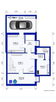 Grundriss Kellergeschoss