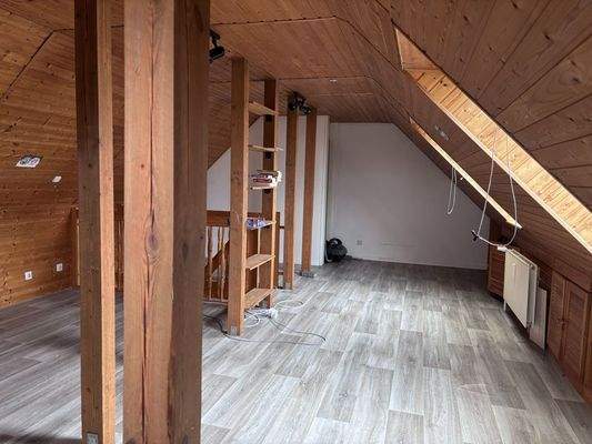 ausgebauter Dachboden