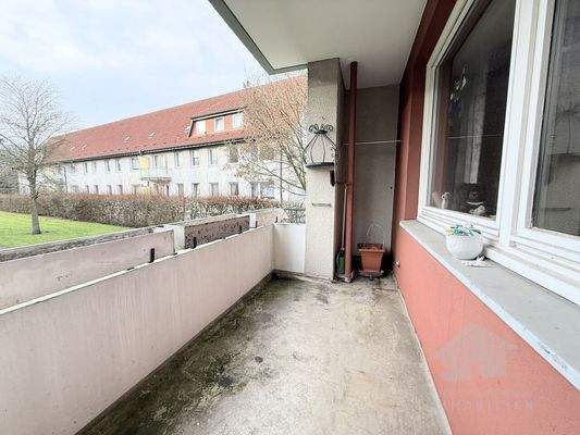 Loggia mit Süd-West-Ausrichtung