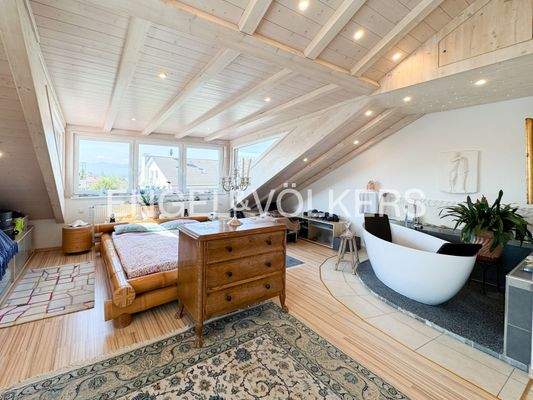 Integrierte Badewanne