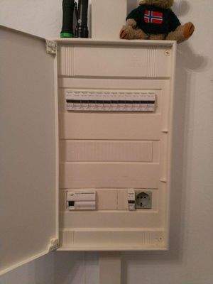 Sicherungskasten fertige Wohnung