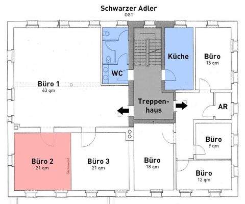 Grundriss Büro 2