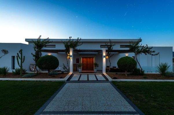 Kreta, Kalathas: Moderne mediterrane Villa mit atemberaubendem Meerblick zu verkaufen