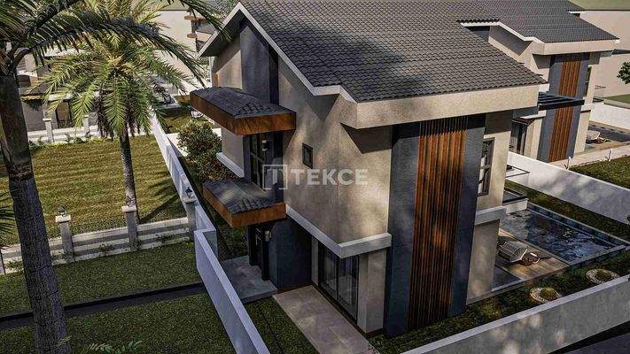 4-bedroom Detached Villas for Sale in Fethiye Çalış
