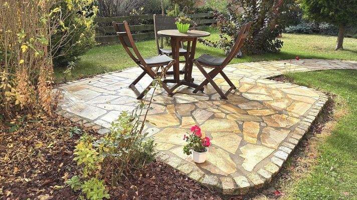 Kleiner Terrassenbereich