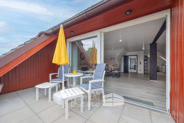 Integrierte Loggia DG Maisonette-Wohnung 