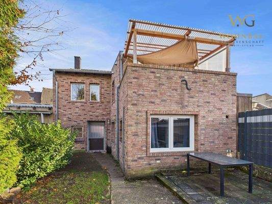 Rückansicht des Hauses