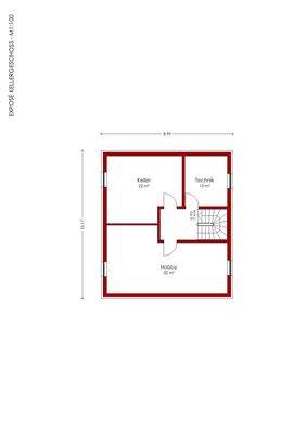  Kellegeschoss  Haus B