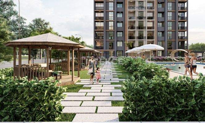 Apartments for Sale in Advantageous Location in Mersin Mezitli