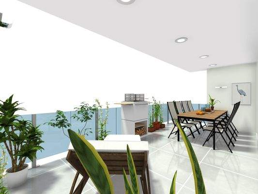 Visualisierung Balkon