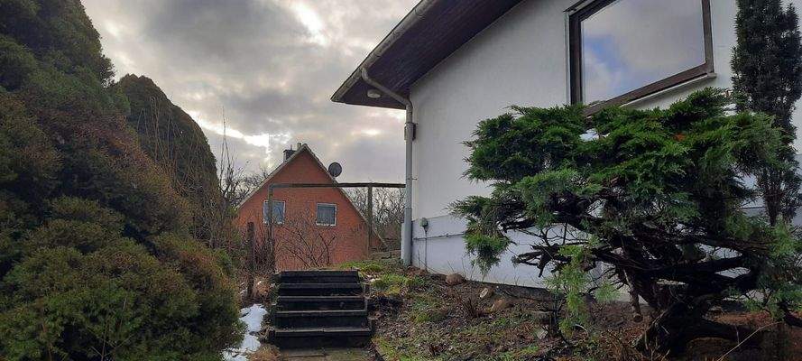 Treppe zum Hauseingang