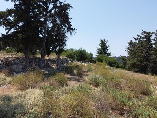 Kreta, Nipos: Grundstück mit atemberaubender Aussicht und Baugenehmigung zu verkaufen