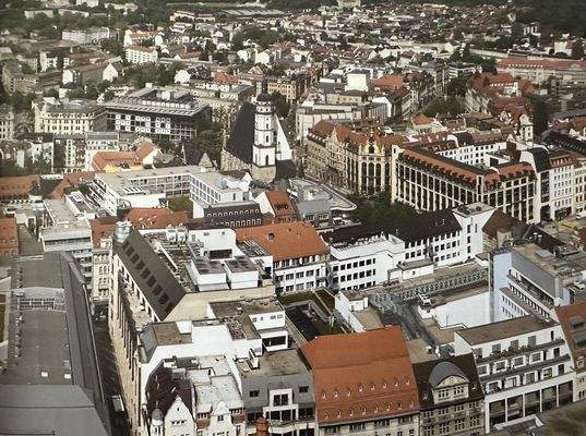 Leipzig-Impression Vogelperspektive