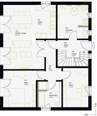 Grundriss Family Style 17.01S