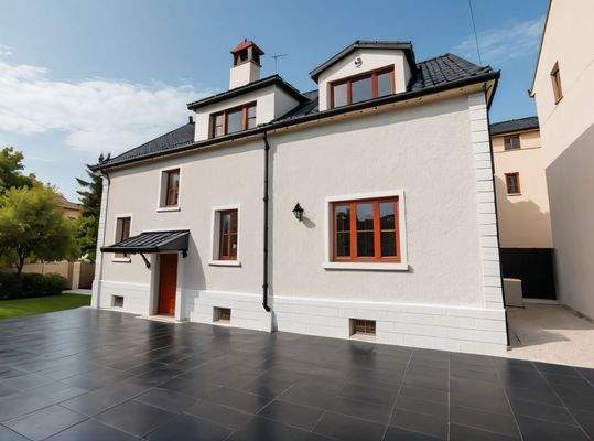 KI-Beispiel Hausansicht hinten