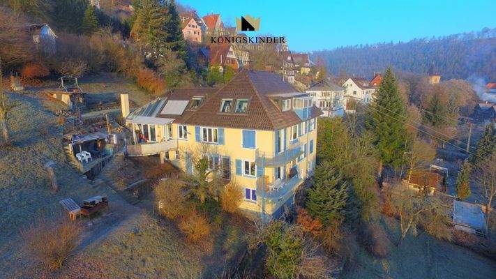 Ihr Adlerhorst trohnt herrschaftlich über dem Neckartal...