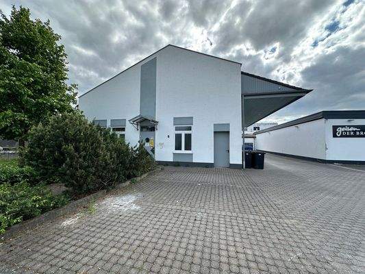 Blick auf die Einfahrt