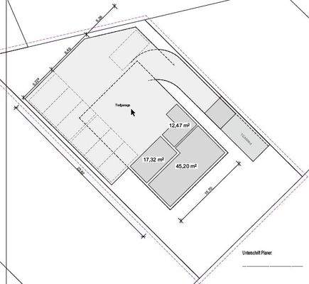 Beispiel Untergeschoss inkl. TG