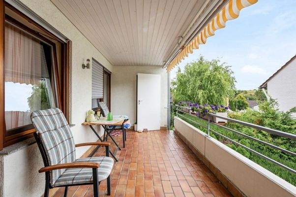 Obergeschoss: Maisonette-Wohnung Balkon