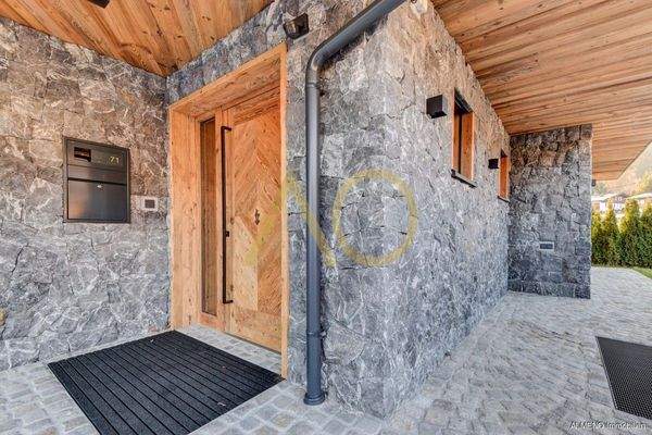 North Facade and Entry Alpine Luxury Experience- Your Exclusive Chalet in the Heart of Kitzbühel District 