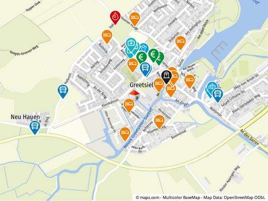 Geolyzer Kartenausschnitt