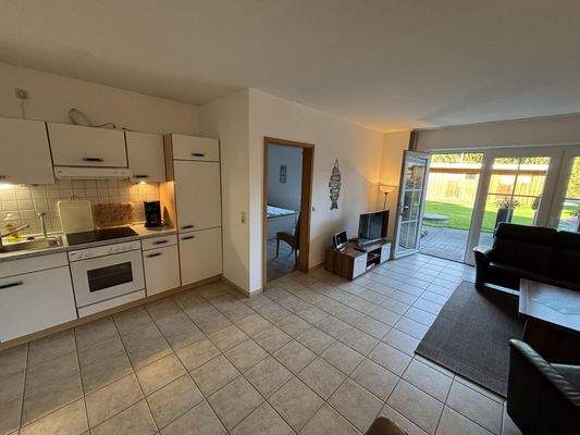 Küchenzeile im Wohnbereich