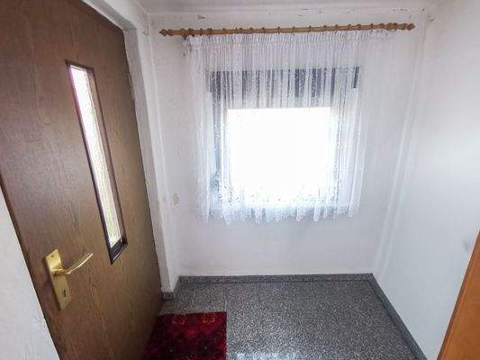 Windfang Hauseingang