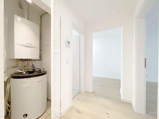 Neue eigene Heizungs- und Warmwasseranlage der Wohnung