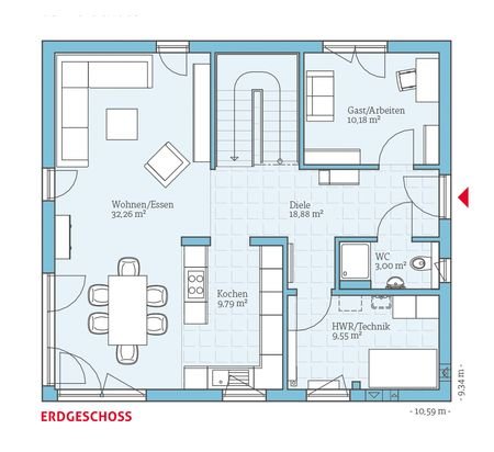 Grundriss Erdgeschoss