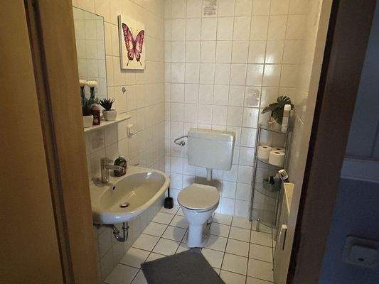 Das Gäste WC im EG