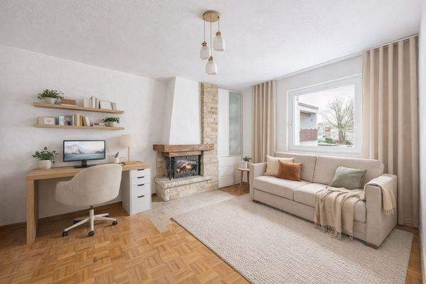 Visualisierung Arbeitszimmer