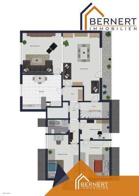 OG Grundriss visualisiert