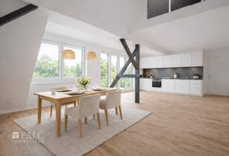 Wohnküche Einrichtungsbeispiel