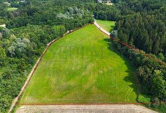 Ansicht 2 Grundstück mit Grenze