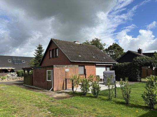 Rückseite des Hauses