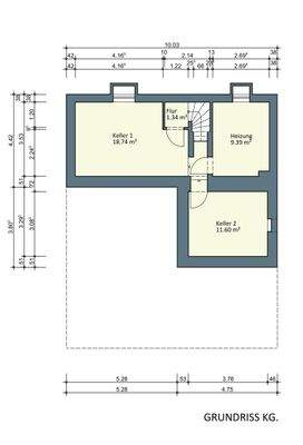 Grundriss Keller