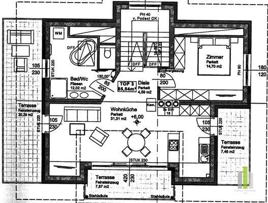 Grundriss Dachgeschoss