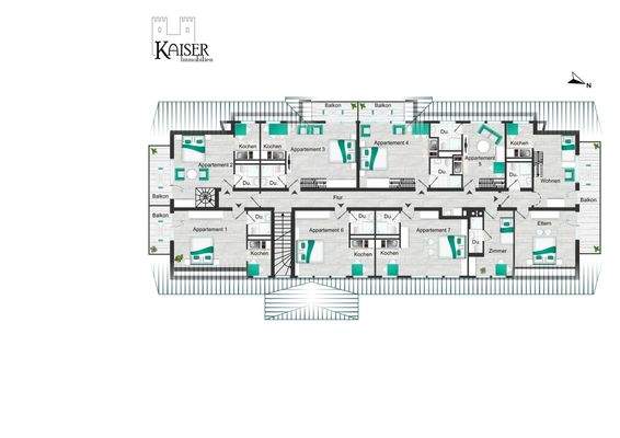 Geschossgrundriss DG 1983