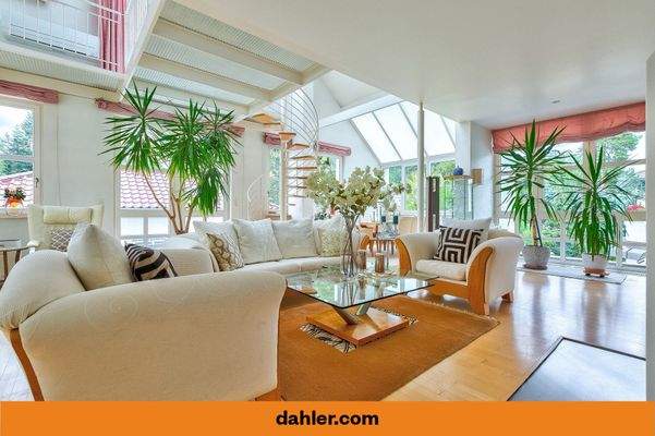 Wohnbereich mit Blick zum Garten