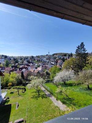 Ausblick Wohnzimmer im OG