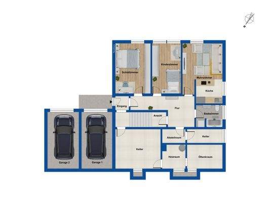 Grundriss - Erdgeschoss