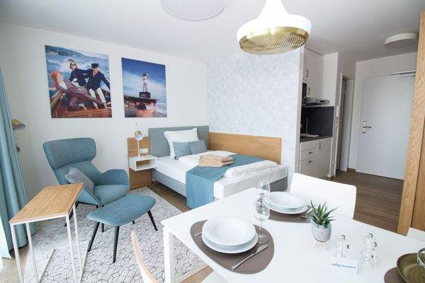 Schlaf- und Wohnbereich