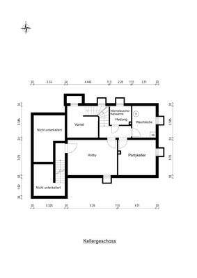 Grundriss Keller