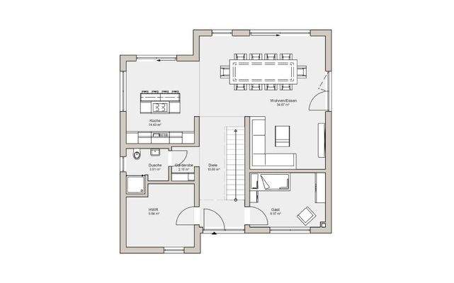 Grundriss Erdgeschoss