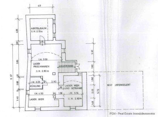 Grundriss Kellergeschoss