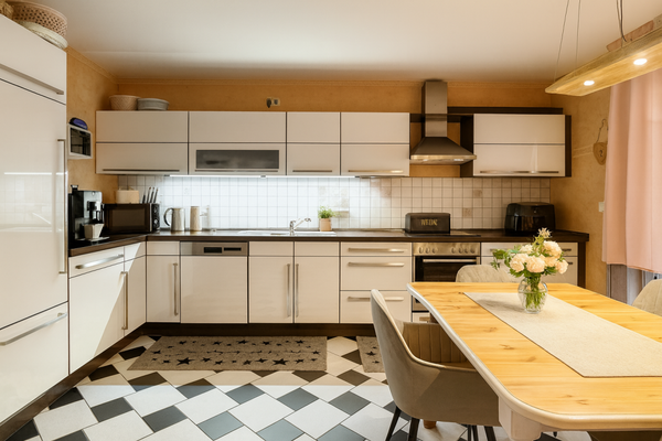 Küche mit klassischen Akzenten