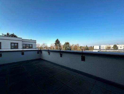 Terrasse in Nord-West Ausrichtung