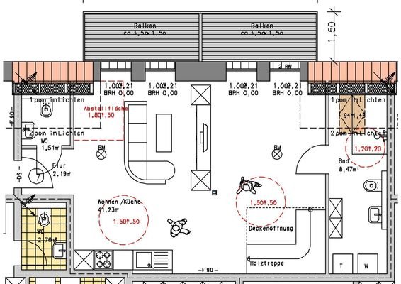 Wohnung 7 DG  105m²